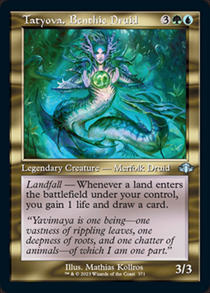 Tatyova, Benthic Druid (Retro) [Dominaria Remastered] | Dragon's Lair Comics and Fantasy Houston TX