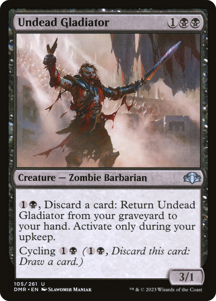 Undead Gladiator [Dominaria Remastered] | Dragon's Lair Comics and Fantasy Houston TX