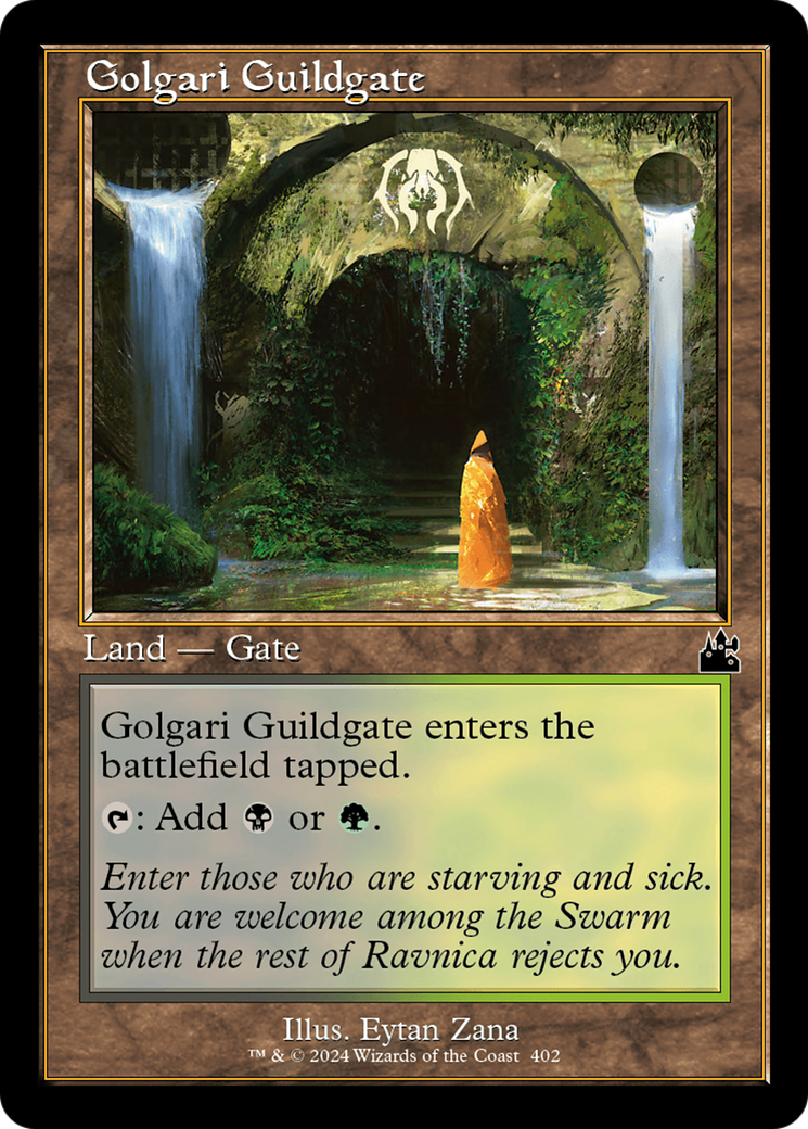 Golgari Guildgate (Retro Frame) [Ravnica Remastered] | Dragon's Lair Comics and Fantasy Houston TX