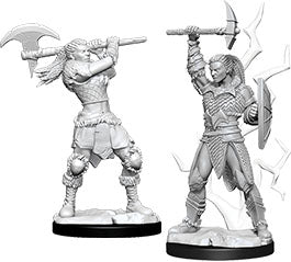 Wizkids Dungeons and Dragons Nolzur`s Marvelous Unpainted Miniatures: W10 Female Goliath Barbarian | Dragon's Lair Comics and Fantasy Houston TX