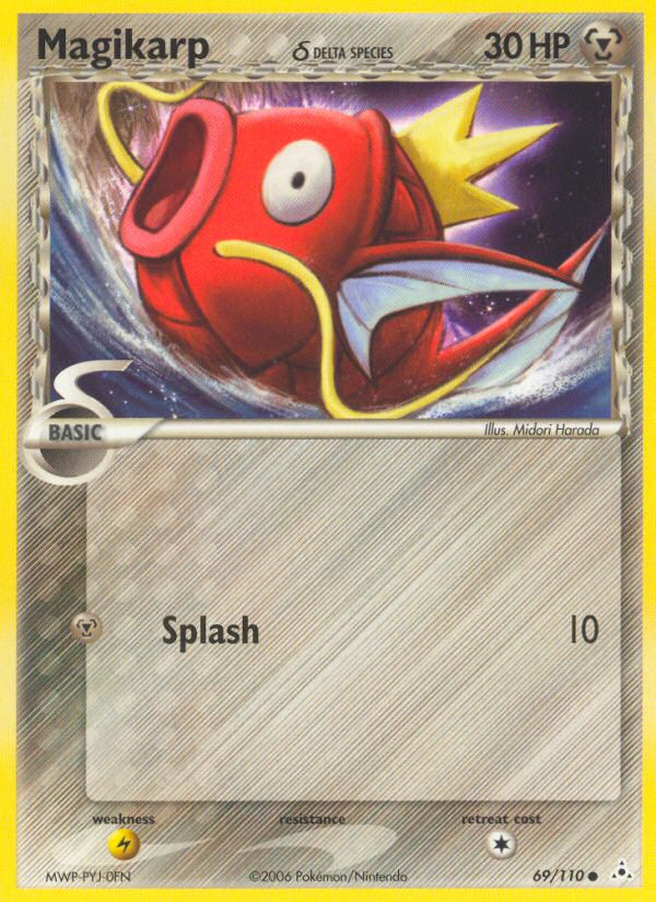 Magikarp (69/110) (Delta Species) [EX: Holon Phantoms] | Dragon's Lair Comics and Fantasy Houston TX