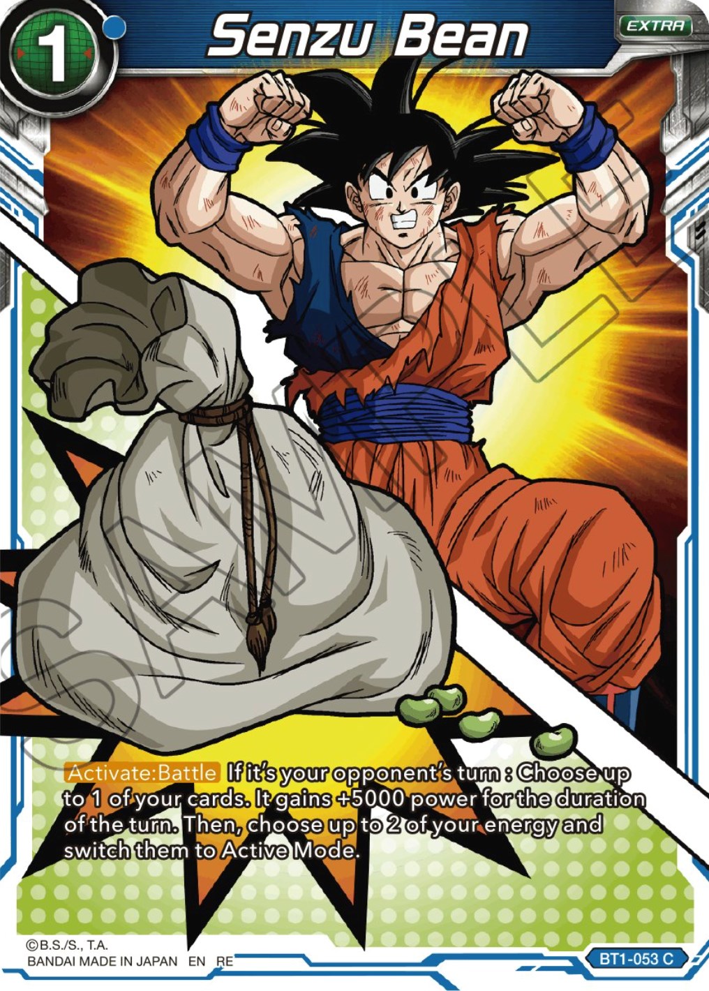 Senzu Bean (Reprint) (BT1-053) [Ultimate Deck 2023] | Dragon's Lair Comics and Fantasy Houston TX