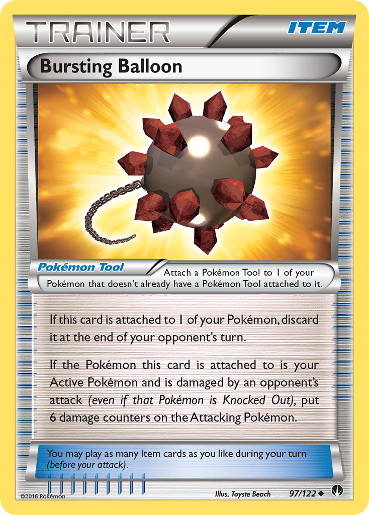 Bursting Balloon (97/122) [XY: BREAKpoint] | Dragon's Lair Comics and Fantasy Houston TX