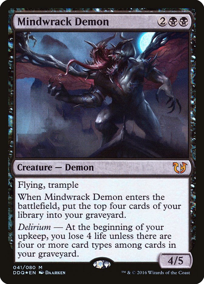 Mindwrack Demon [Duel Decks: Blessed vs. Cursed] | Dragon's Lair Comics and Fantasy Houston TX