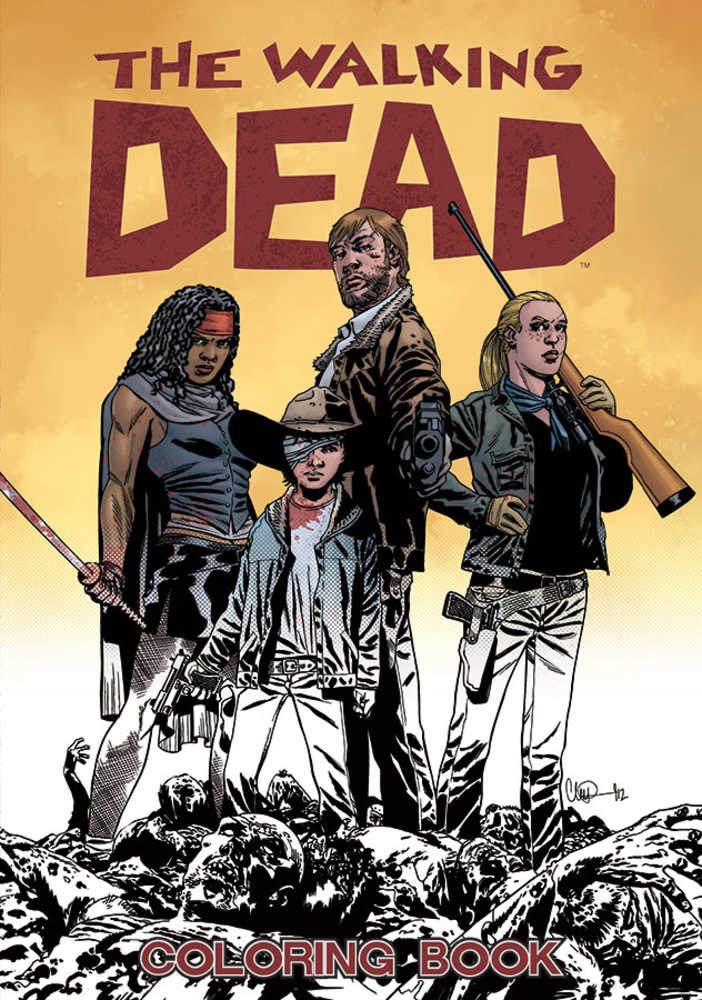 WALKING DEAD ADULT COLORING BOOK | Dragon's Lair Comics and Fantasy Houston TX