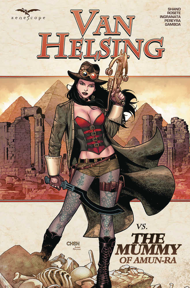 Van Helsing vs The Mummy Of Amun Ra TPB | Dragon's Lair Comics and Fantasy Houston TX