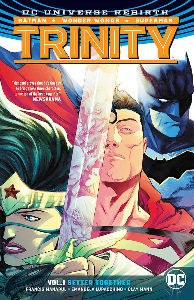 TRINITY TP VOL 1 BETTER TOGETHER (REBIRTH) | Dragon's Lair Comics and Fantasy Houston TX