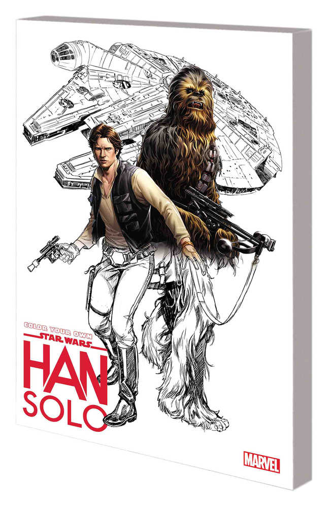 COLOR YOUR OWN STAR WARS HAN SOLO TP | Dragon's Lair Comics and Fantasy Houston TX