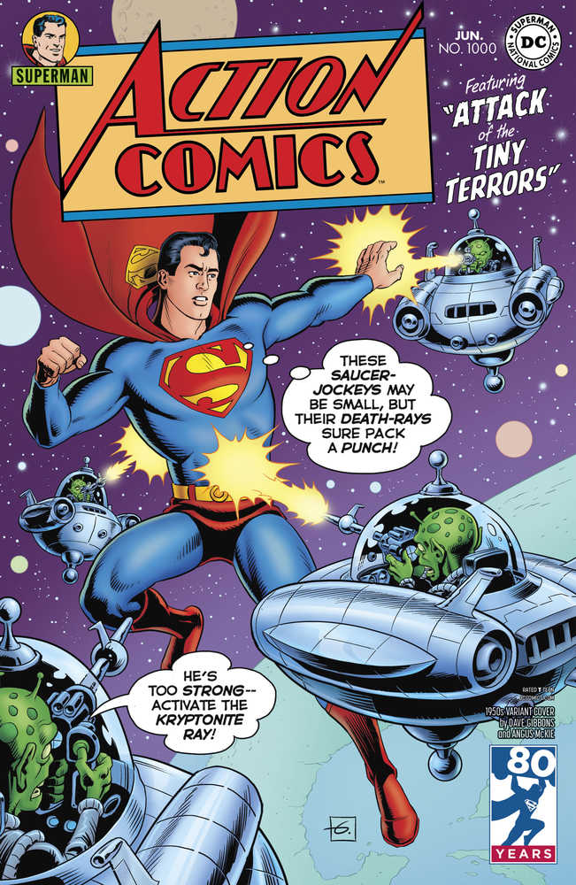 Action Comics #1000 1950s Variant Edition (Note Price) | Dragon's Lair Comics and Fantasy Houston TX