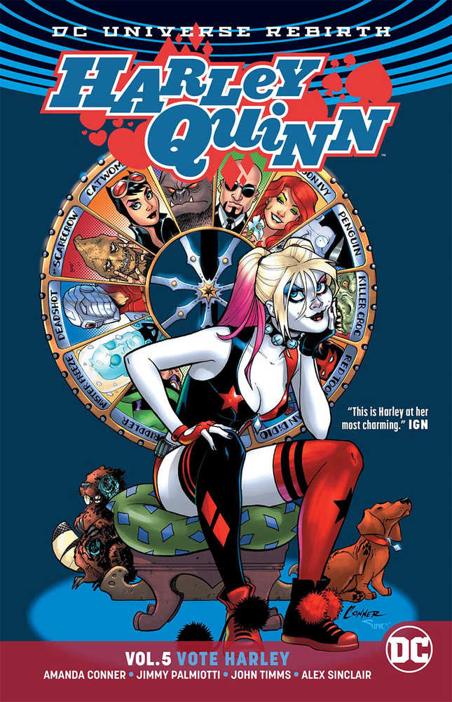 HARLEY QUINN TP VOL 5 VOTE HARLEY REBIRTH | Dragon's Lair Comics and Fantasy Houston TX