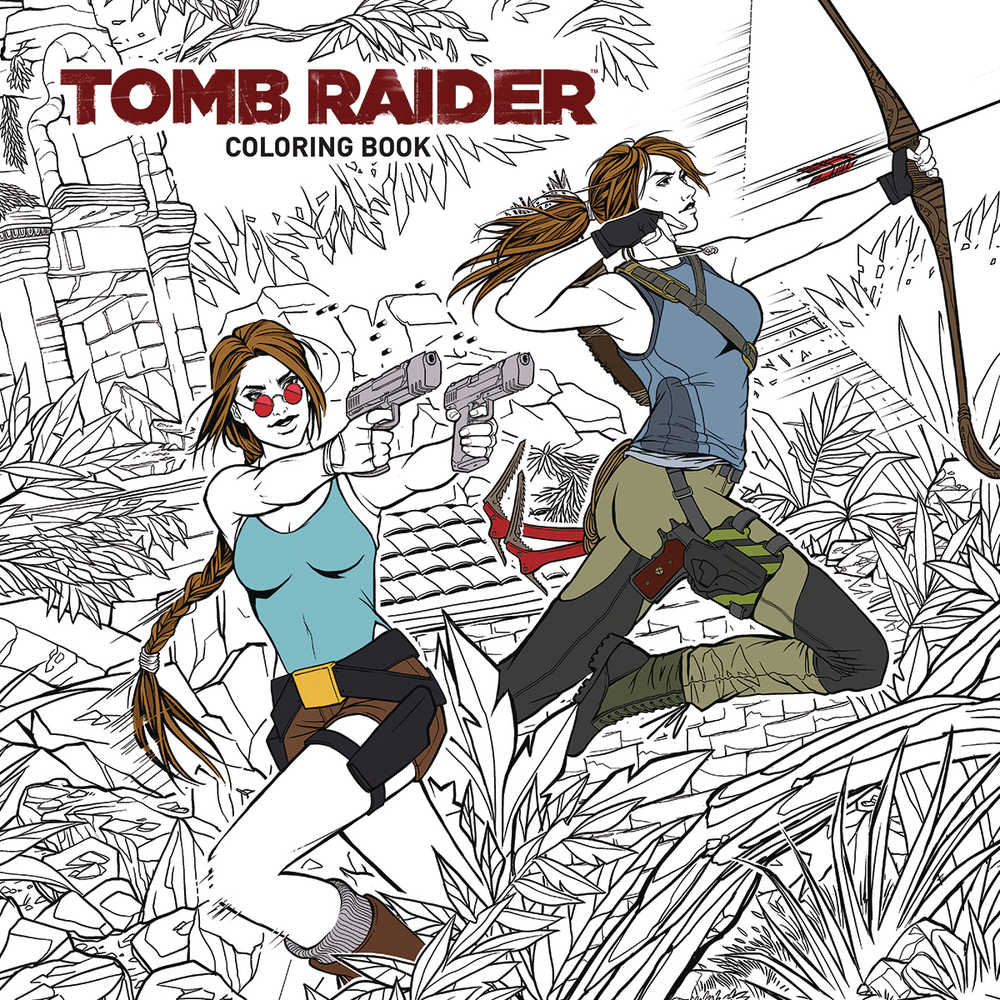 TOMB RAIDER COLORING BOOK TP | Dragon's Lair Comics and Fantasy Houston TX