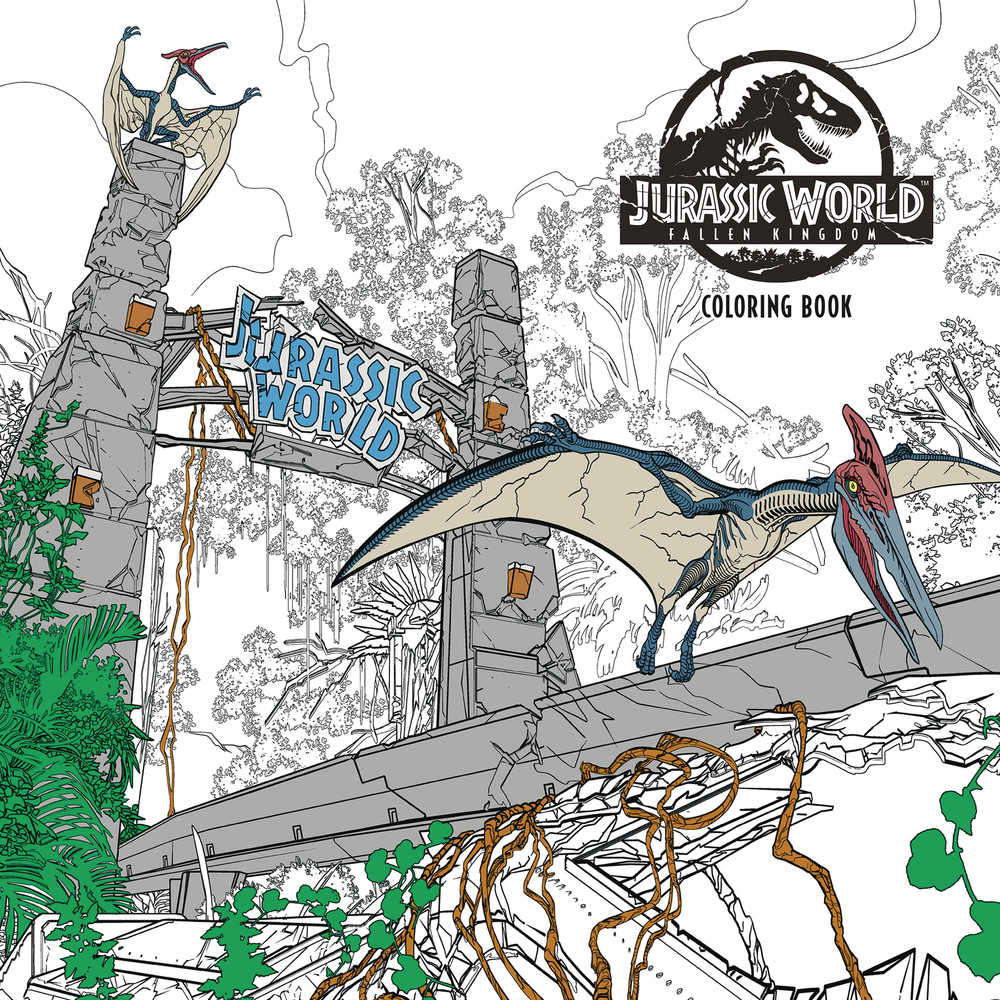 JURASSIC WORLD FALLEN KINGDOM COLORING BOOK TP | Dragon's Lair Comics and Fantasy Houston TX