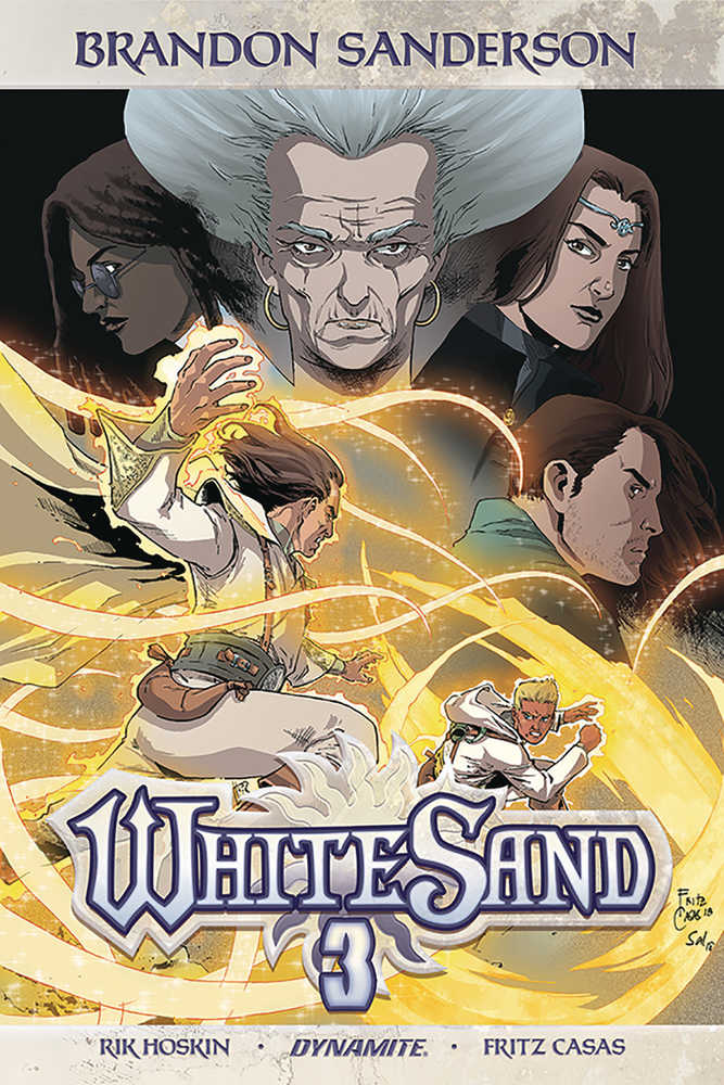 Brandon Sanderson White Sand Graphic Novel Hardcover Volume 03 Sanderson Signed  | Dragon's Lair Comics and Fantasy Houston TX