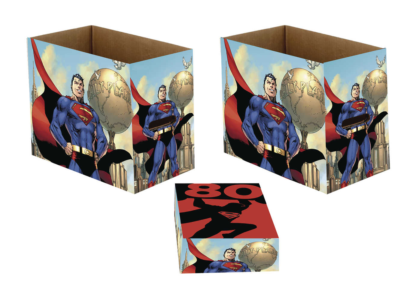 DC Superman 80 5pk Short Comic Storage Box | Dragon's Lair Comics and Fantasy Houston TX