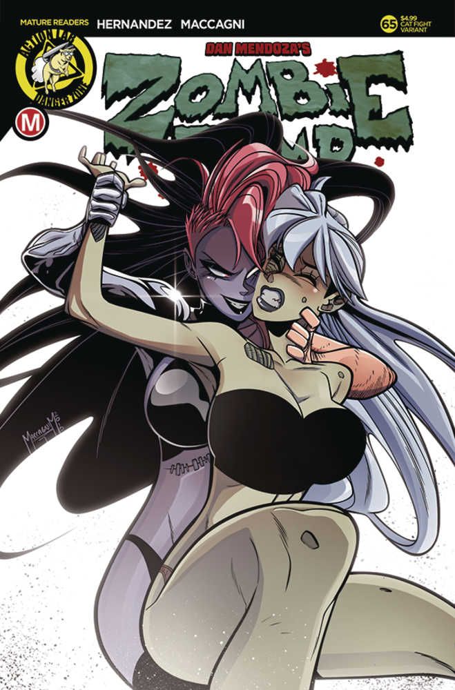 ZOMBIE TRAMP ONGOING #65 CVR E AMALGAMA CAT FIGHT VAR (MR) | Dragon's Lair Comics and Fantasy Houston TX