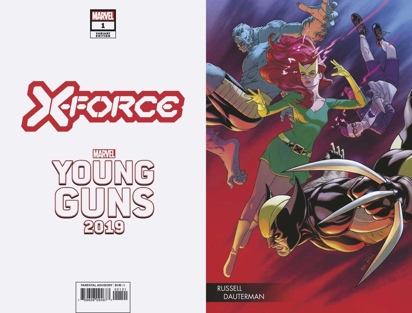 X-FORCE #1 DAUTERMAN YOUNG GUNS VAR DX | Dragon's Lair Comics and Fantasy Houston TX