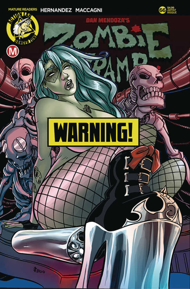 ZOMBIE TRAMP ONGOING #66 CVR F BOO RUDETOONS RISQUE (MR) | Dragon's Lair Comics and Fantasy Houston TX