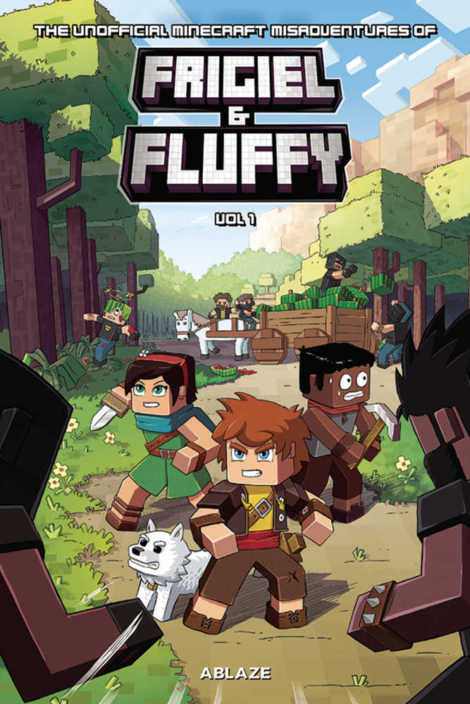 Minecraft Inspired Misadv Frigiel & Fluffy Hardcover Volume 01 | Dragon's Lair Comics and Fantasy Houston TX