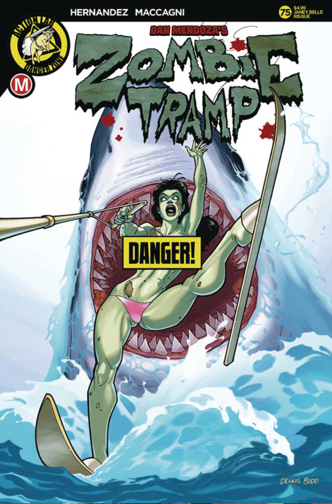 ZOMBIE TRAMP ONGOING #75 CVR F DENNIS BUDD RISQUE (MR) | Dragon's Lair Comics and Fantasy Houston TX