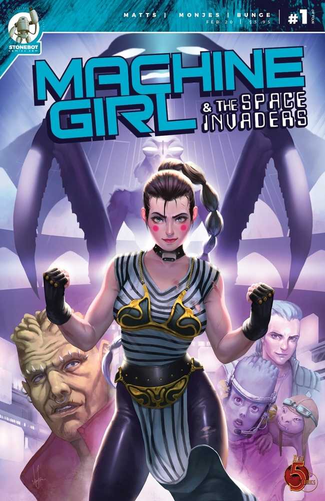 Machine Girl & Space Invaders #1 10 Copy Variant Edition Cover Greco (Net | Dragon's Lair Comics and Fantasy Houston TX