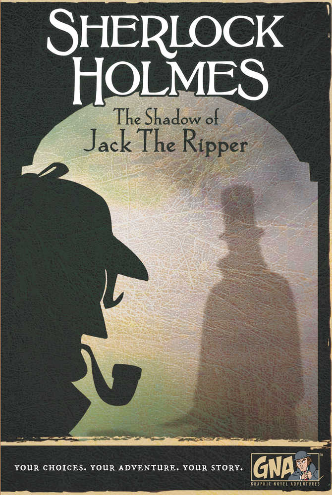 Sherlock Holmes Shadow Of Jack Ripper Graphic Novel Adventure Hardcover | Dragon's Lair Comics and Fantasy Houston TX