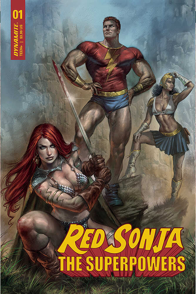 Red Sonja The Superpowers #1 Cover A Parrillo | Dragon's Lair Comics and Fantasy Houston TX