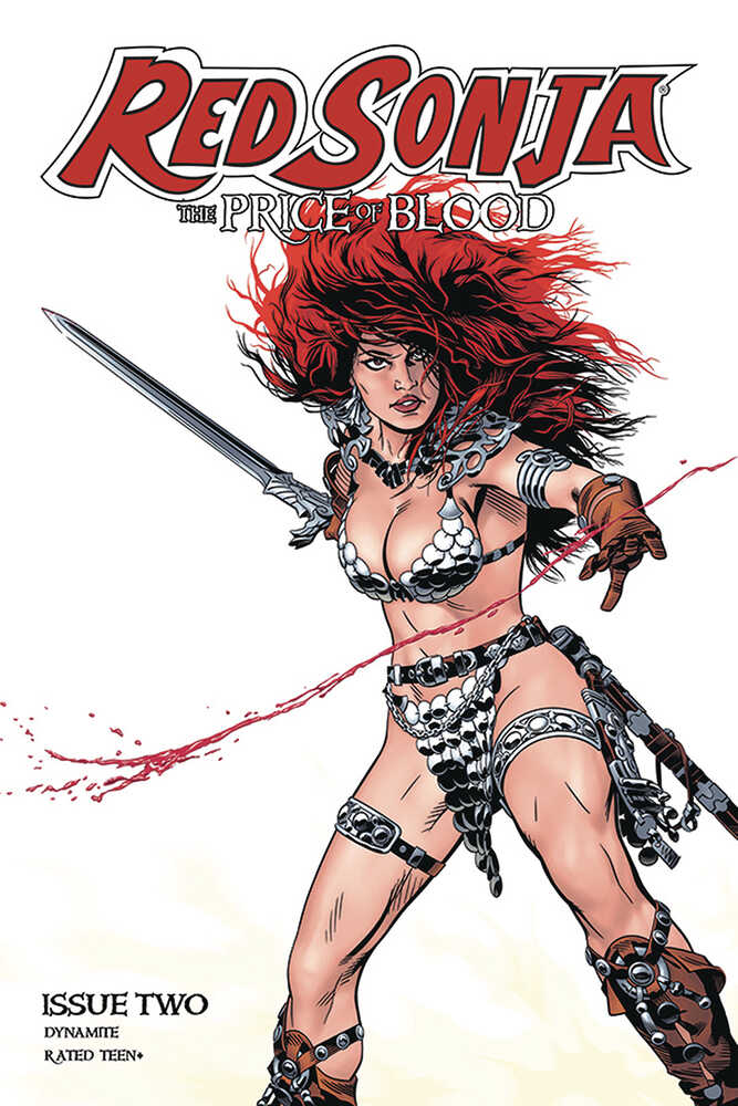 Red Sonja Price Of Blood #2 Cover B Golden | Dragon's Lair Comics and Fantasy Houston TX