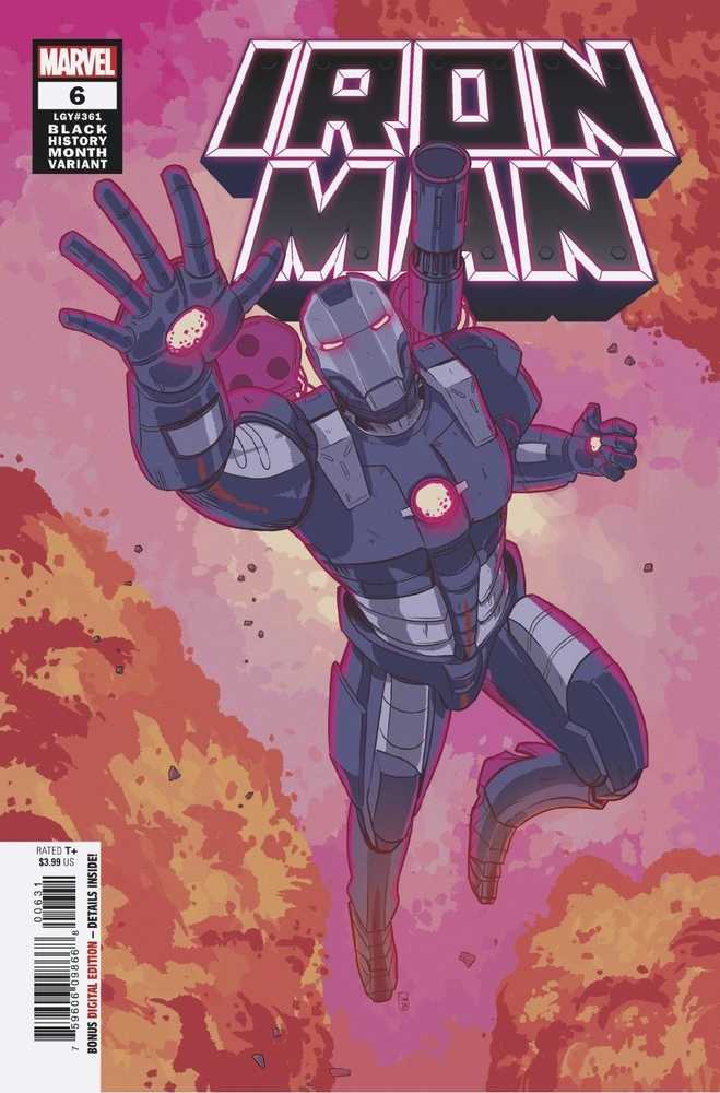 Iron Man #6 Souza War Machine Black History Month Variant | Dragon's Lair Comics and Fantasy Houston TX