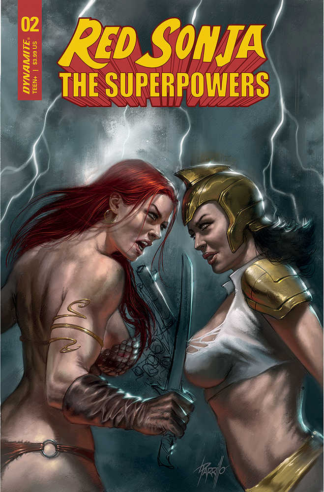 Red Sonja The Superpowers #2 Cover A Parrillo | Dragon's Lair Comics and Fantasy Houston TX