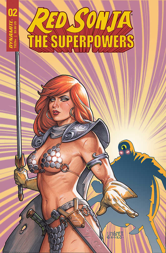 Red Sonja The Superpowers #2 Cover B Linsner | Dragon's Lair Comics and Fantasy Houston TX