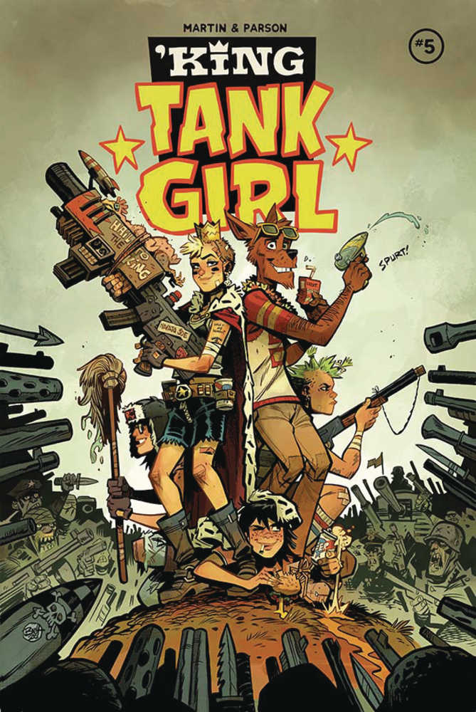 King Tank Girl #5 (Of 5) Cover A Parson | Dragon's Lair Comics and Fantasy Houston TX