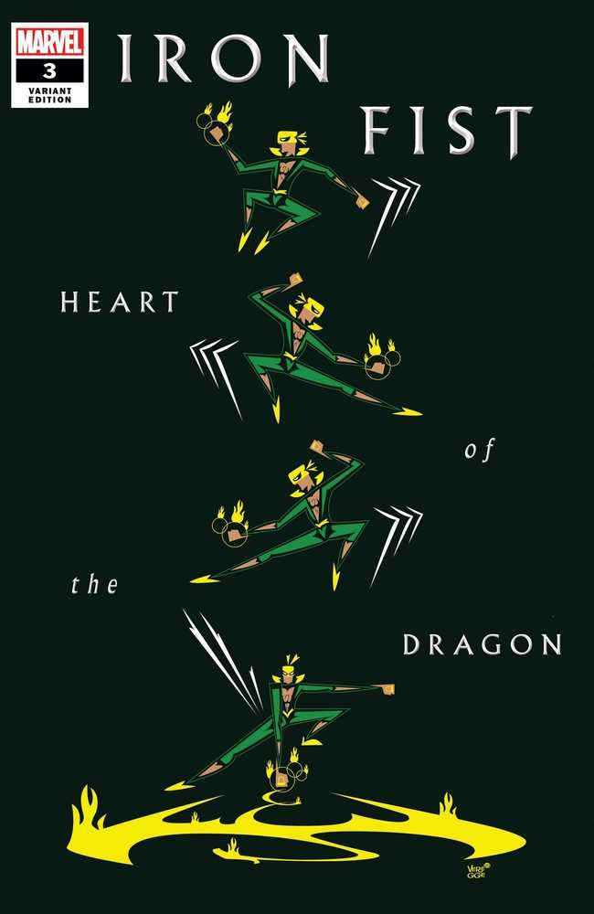 Iron Fist Heart Of Dragon #3 (Of 6) Veregge Variant | Dragon's Lair Comics and Fantasy Houston TX