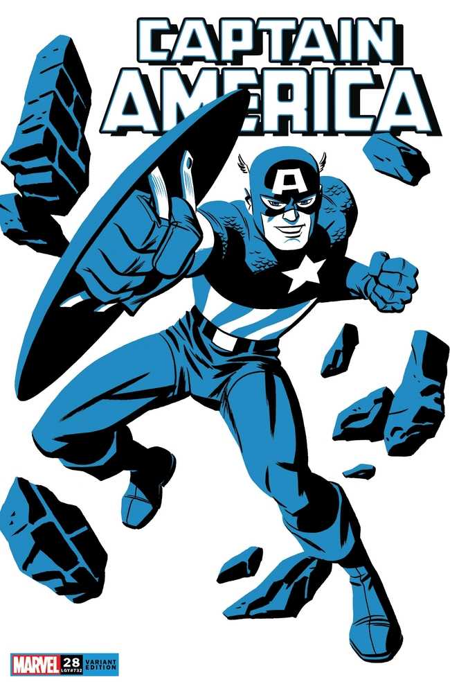 Captain America #28 Michael Cho Captain America Two-Tone Variant | Dragon's Lair Comics and Fantasy Houston TX