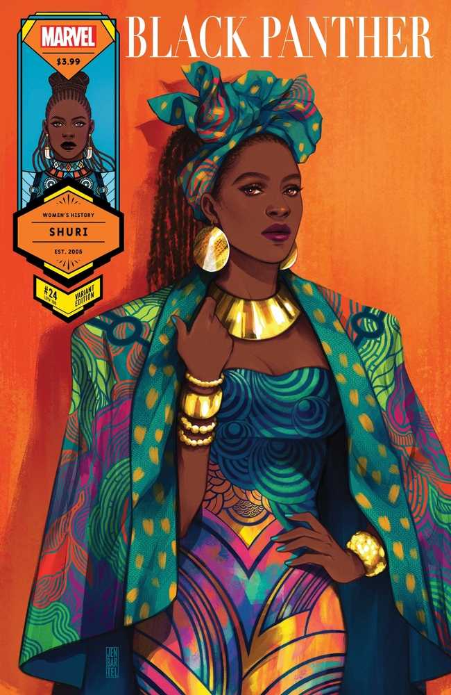 Black Panther #24 Bartel Shuri Womens History Month Variant | Dragon's Lair Comics and Fantasy Houston TX