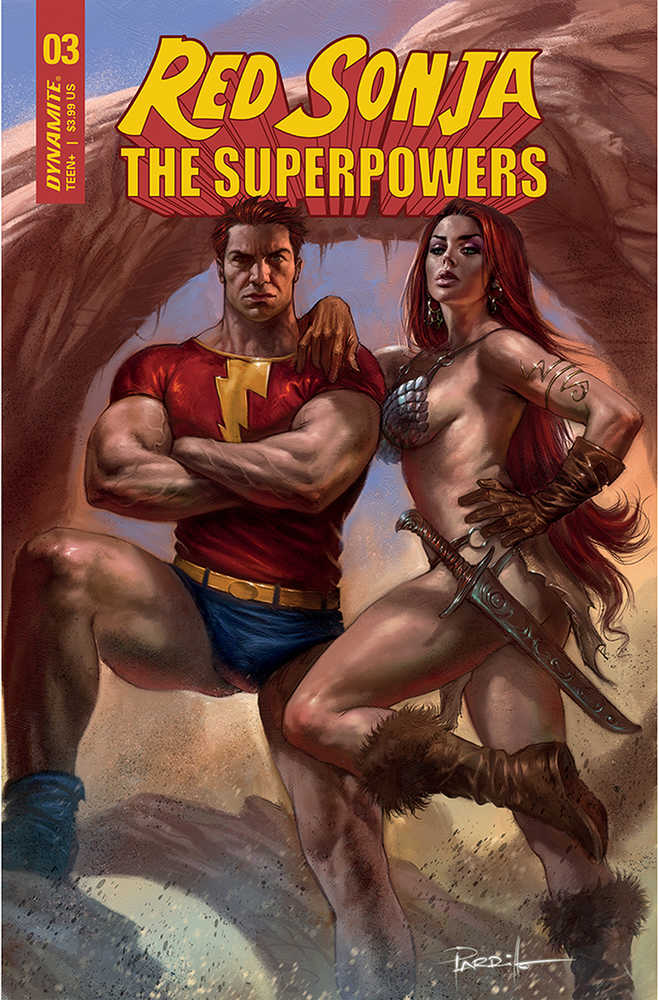 Red Sonja The Superpowers #3 Cover A Parrillo | Dragon's Lair Comics and Fantasy Houston TX