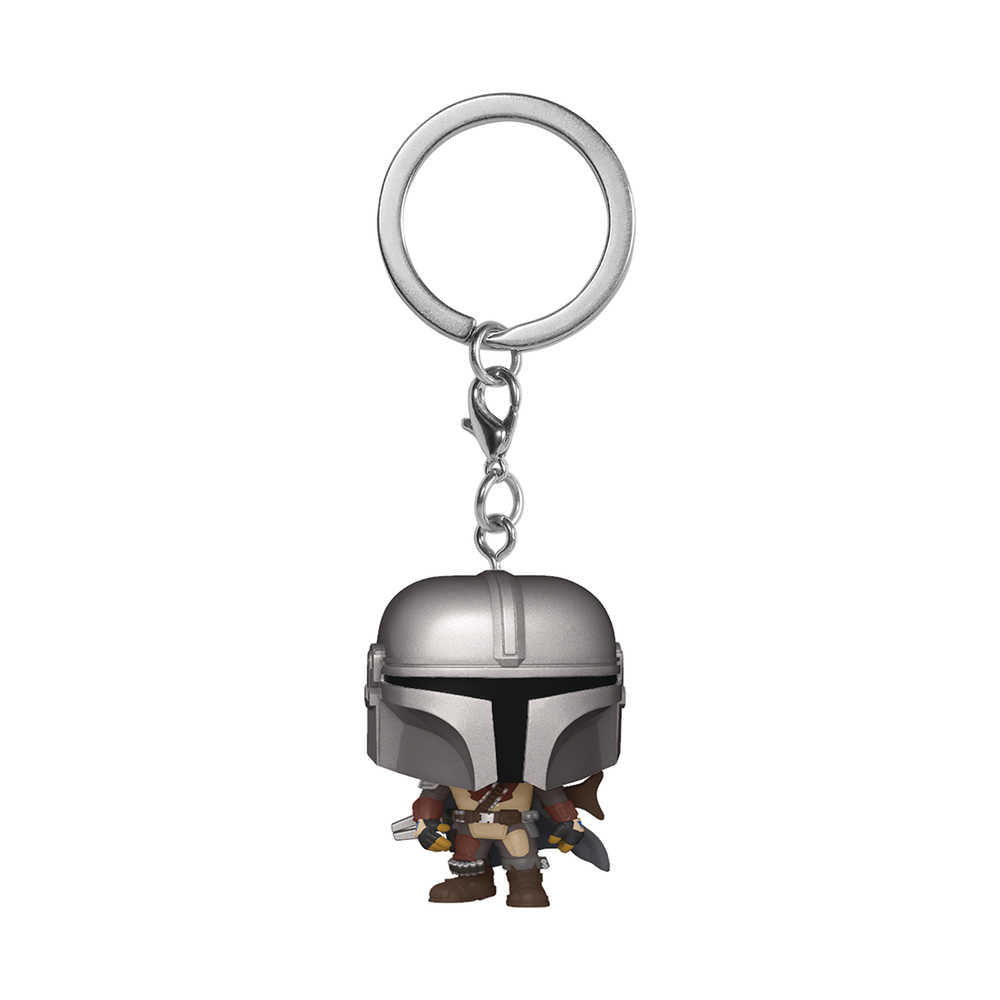 Pocket Pop Star Wars Mandalorian Mandalorian Keychain | Dragon's Lair Comics and Fantasy Houston TX