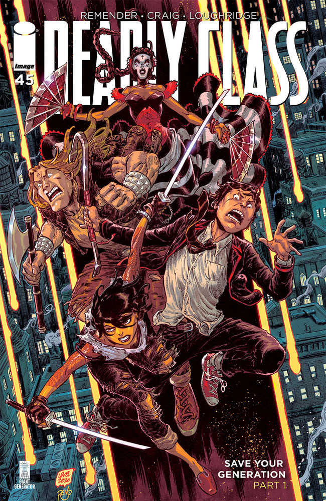 Deadly Class #45 Cover B Level & Dinisio (Mature) | Dragon's Lair Comics and Fantasy Houston TX