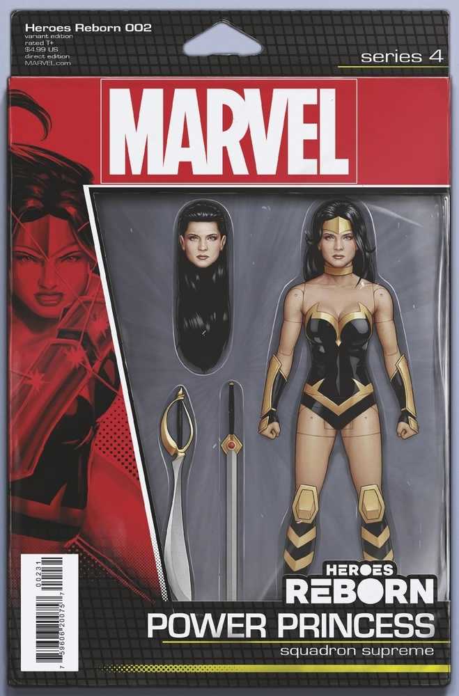 Heroes Reborn #2 (Of 7) Christopher Action Figure Variant | Dragon's Lair Comics and Fantasy Houston TX