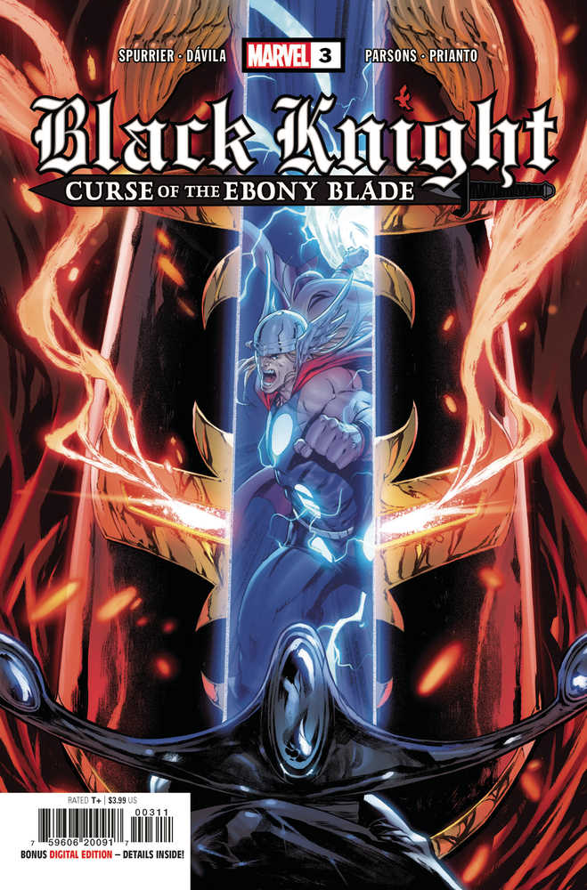 Black Knight Curse Ebony Blade #3 (Of 5) | Dragon's Lair Comics and Fantasy Houston TX