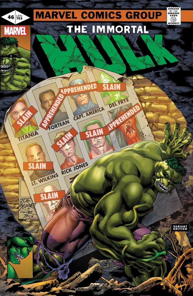 Immortal Hulk #46 Bennett Homage Variant | Dragon's Lair Comics and Fantasy Houston TX