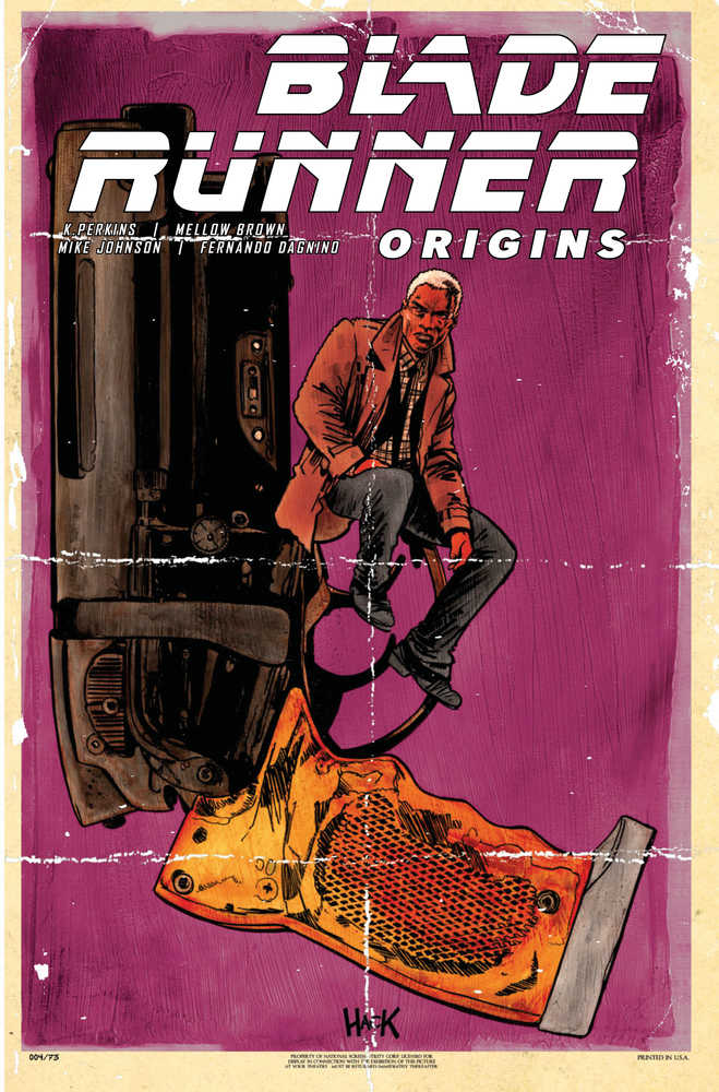 Blade Runner Origins #4 Cover B Hack (Mature) | Dragon's Lair Comics and Fantasy Houston TX