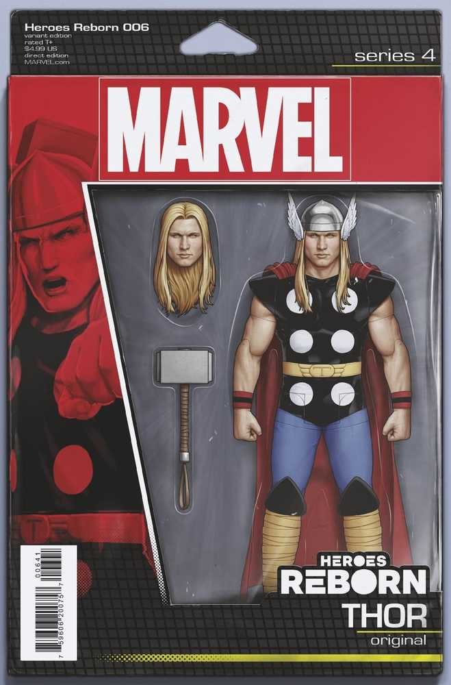 Heroes Reborn #6 (Of 7) Christopher Action Figure Variant | Dragon's Lair Comics and Fantasy Houston TX