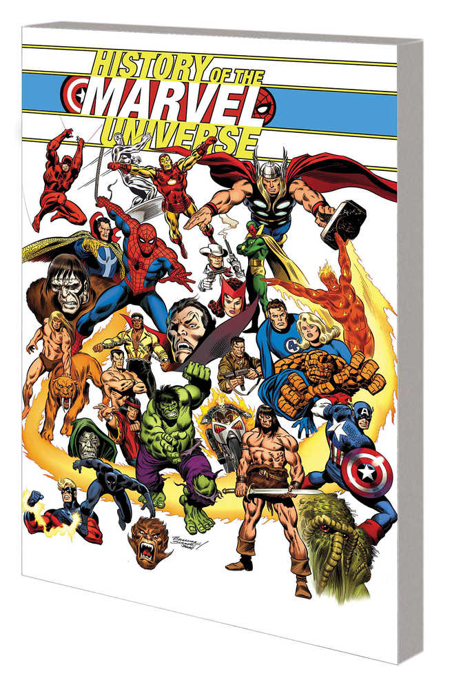 History Marvel Universe TPB Buscema Direct Market Variant | Dragon's Lair Comics and Fantasy Houston TX