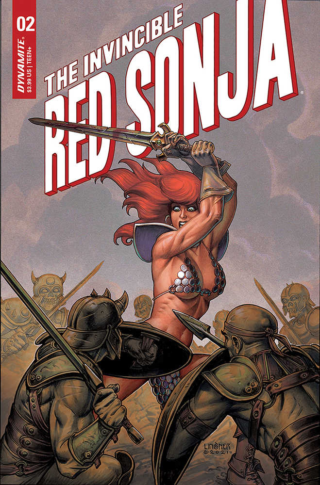 Invincible Red Sonja #2 Cover B Linsner | Dragon's Lair Comics and Fantasy Houston TX