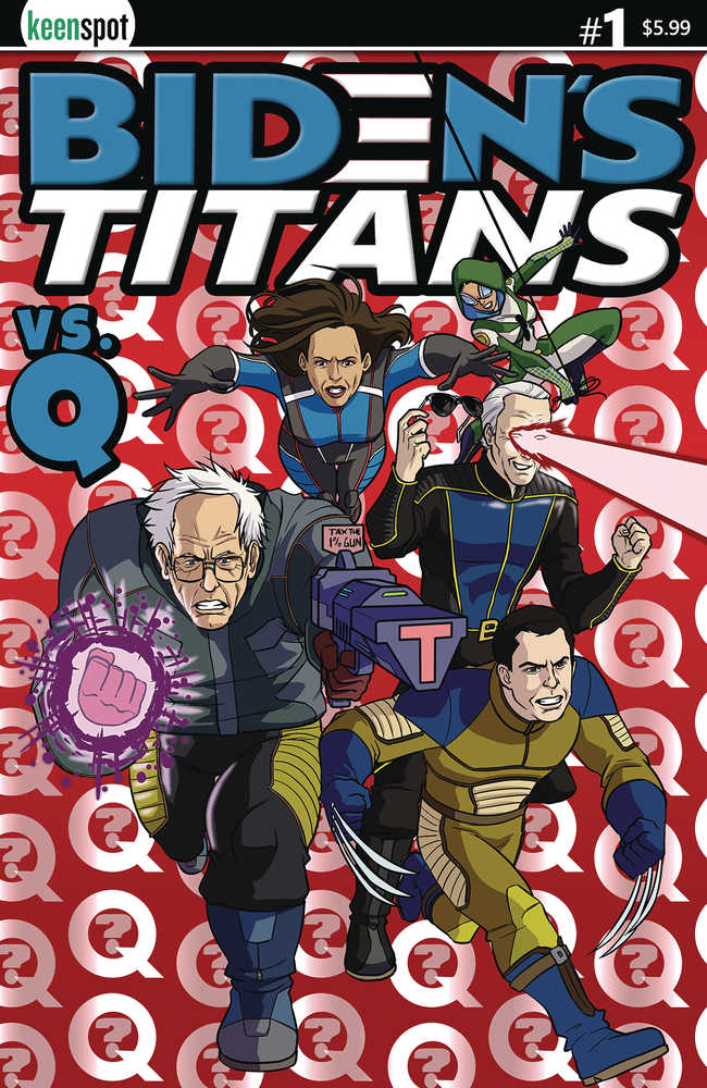 Bidens Titans vs Q Cover A Shawn Remulac | Dragon's Lair Comics and Fantasy Houston TX