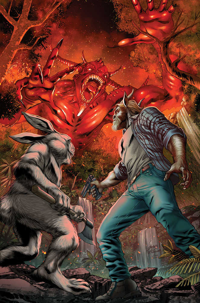 Man Goat & Bunny Man #3 (Of 3) Cover A Vitorino | Dragon's Lair Comics and Fantasy Houston TX