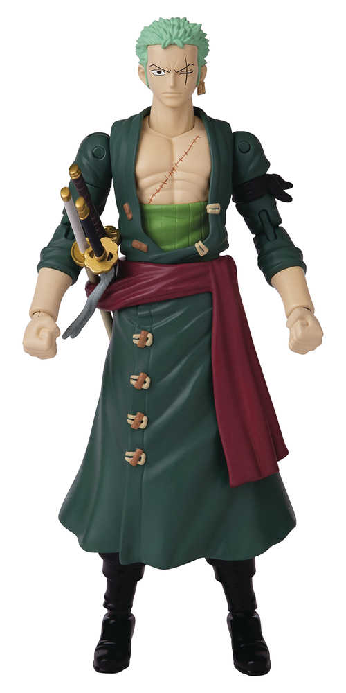 Anime Heroes One Piece Roronoa Zoro 6.5 In Action Figure | Dragon's Lair Comics and Fantasy Houston TX