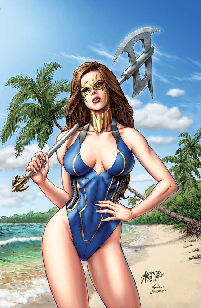 Grimm Fairy Tales Presents Swimsuit Edition 2021 One Shot Cover D Reyes | Dragon's Lair Comics and Fantasy Houston TX