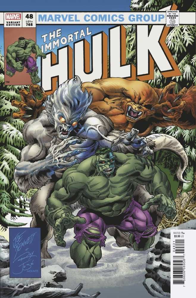 Immortal Hulk #48 Bennett Homage Variant | Dragon's Lair Comics and Fantasy Houston TX