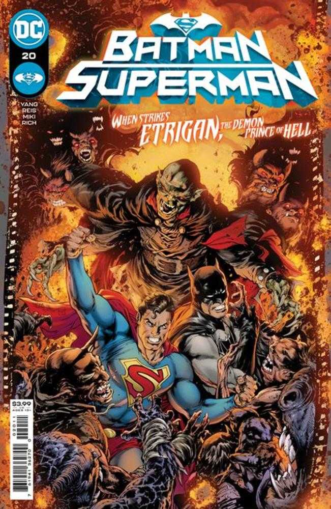 Batman Superman #20 Cover A Ivan Reis & Danny Miki | Dragon's Lair Comics and Fantasy Houston TX